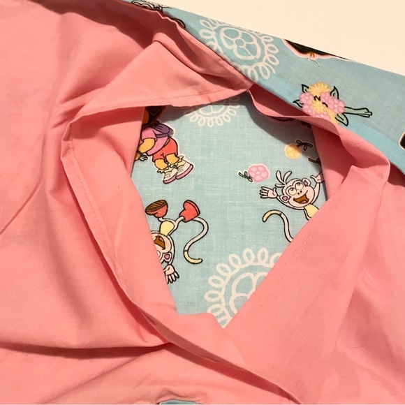 Dora the Explorer Beauty in Bloom Pillowcase Homemade 20.5” x 13” Pillow Case - Picture 16 of 16